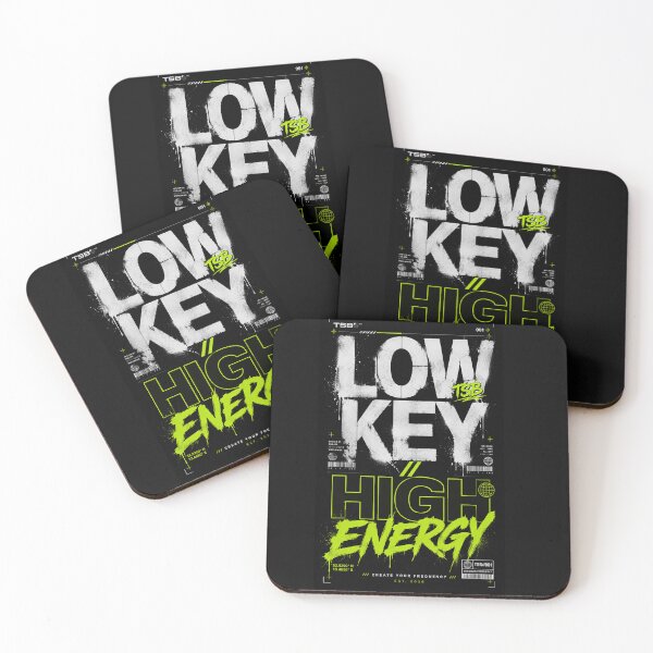 Item preview, LOW KEY // HIGH ENERGY designed and sold by TheSmilingBasti.