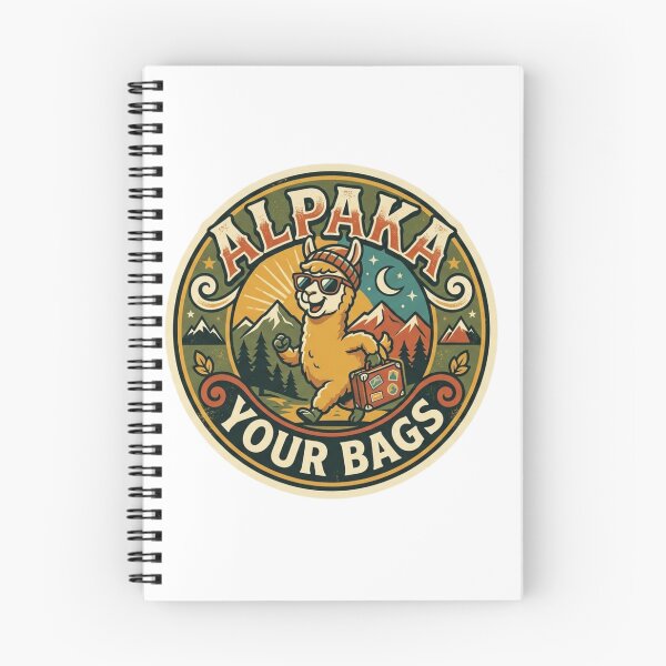 Item preview, Alpaca Your Bags Vintage Retro Travel Mascot designed and sold by lovepower.