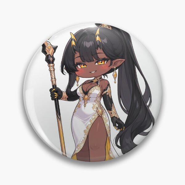 Item preview, Chibi Dark Sorceress Anime Sticker designed and sold by RGB-crayon.