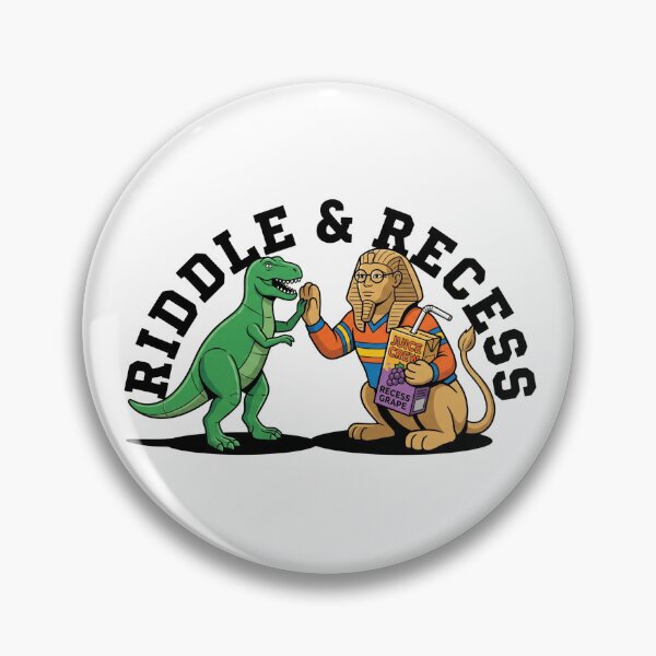 Item preview, Sphinx and T-Rex High-Five Riddle & Recess Pop Art designed and sold by Rare By Hero.