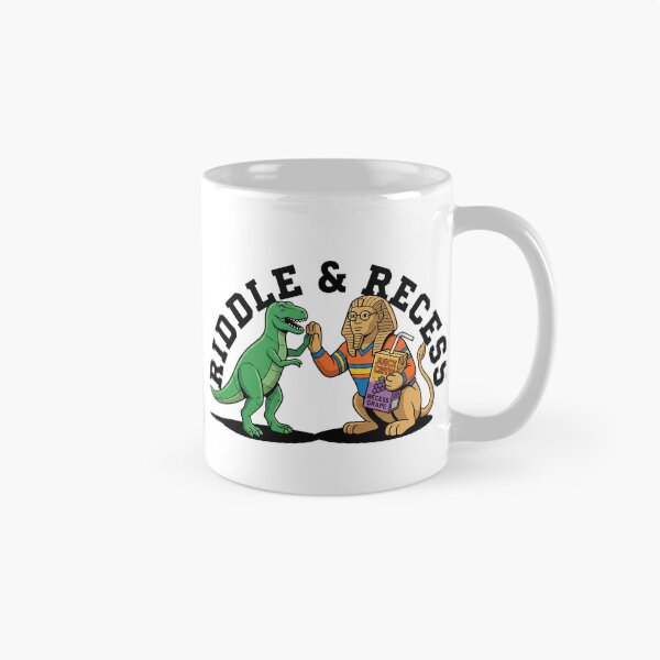 Item preview, Sphinx and T-Rex High-Five Riddle & Recess Pop Art designed and sold by Rare By Hero.
