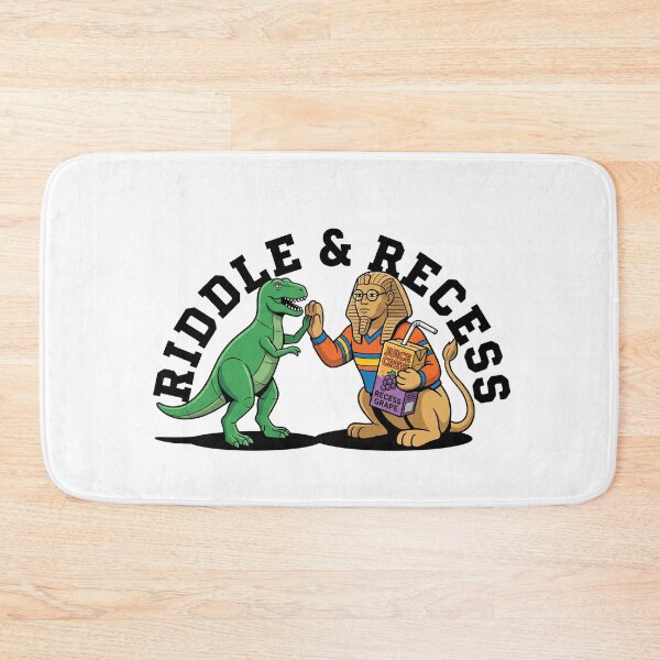 Item preview, Sphinx and T-Rex High-Five Riddle & Recess Pop Art designed and sold by Rare By Hero.