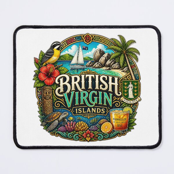 Item preview, British Virgin Islands designed and sold by FunFitsFactory.