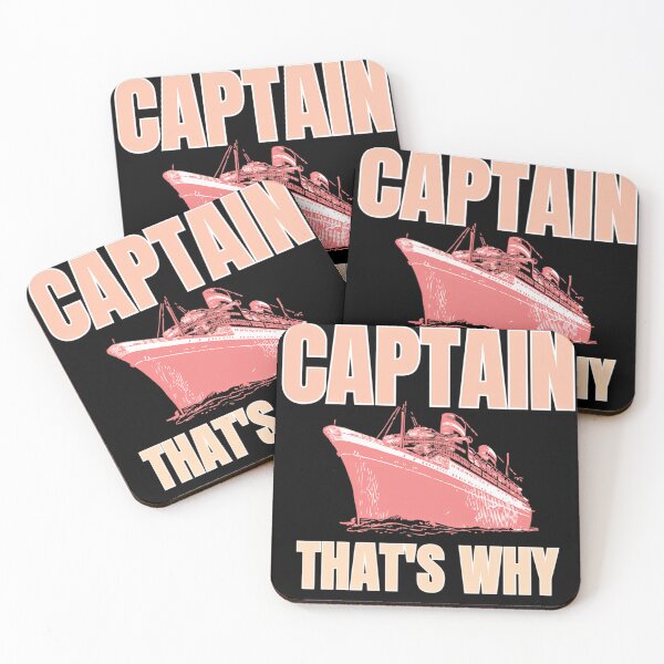 Item preview, Retro Style Because I'm The Captain That's Why Music Psych designed and sold by ChonkyWave.