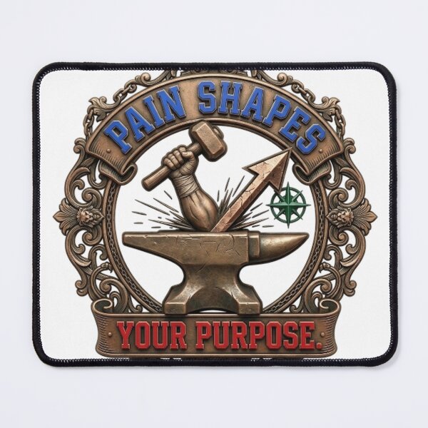 Item preview, PAIN SHAPES YOUR PURPOSE designed and sold by likbatonboot.