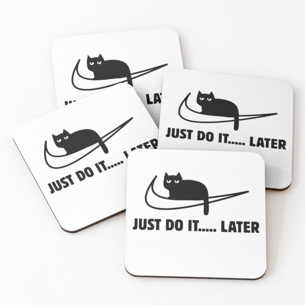 Item preview, Just Do It Later – Funny lazy cat designed and sold by Big Heart .