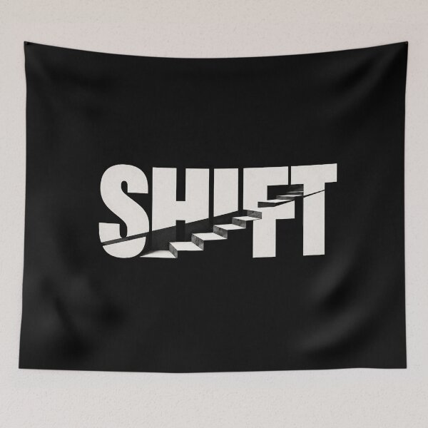 Item preview, Shift Perspective Typography Graphic Design designed and sold by Bhinfy.