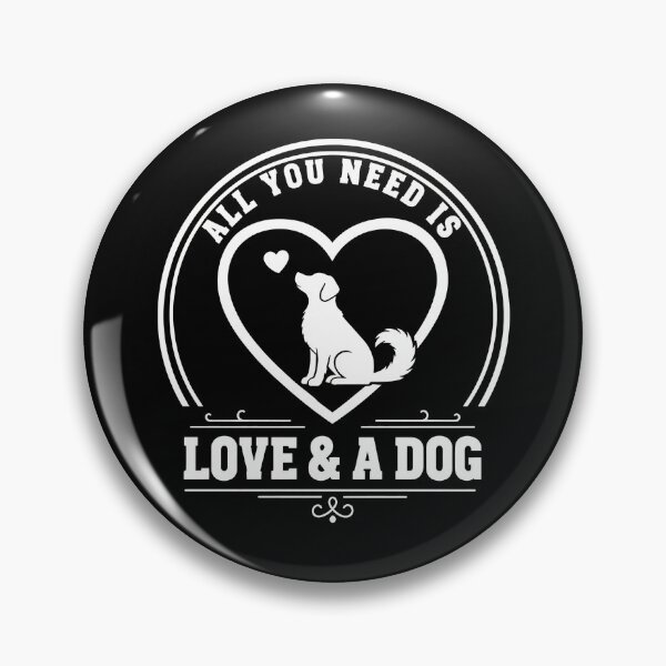 Item preview, All You Need Love Dog Emblem designed and sold by SoyLamderma.