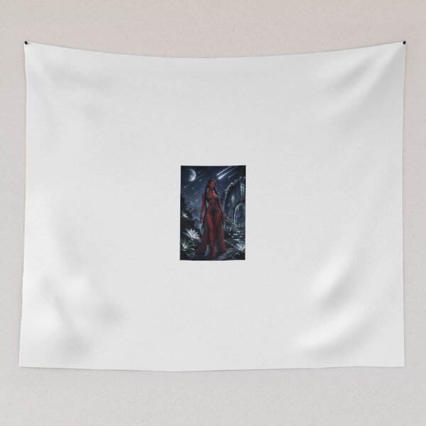 Item preview, Red Skin Elf Under A Meteor Shower designed and sold by CathryneDelamort.