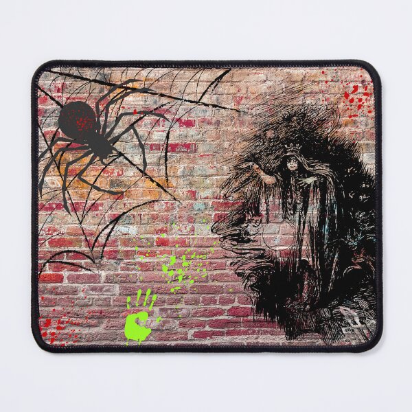 Item preview, Dark Urban Spider Graffiti Art – Street Wall Illustration designed and sold by PetruArtDesigns.