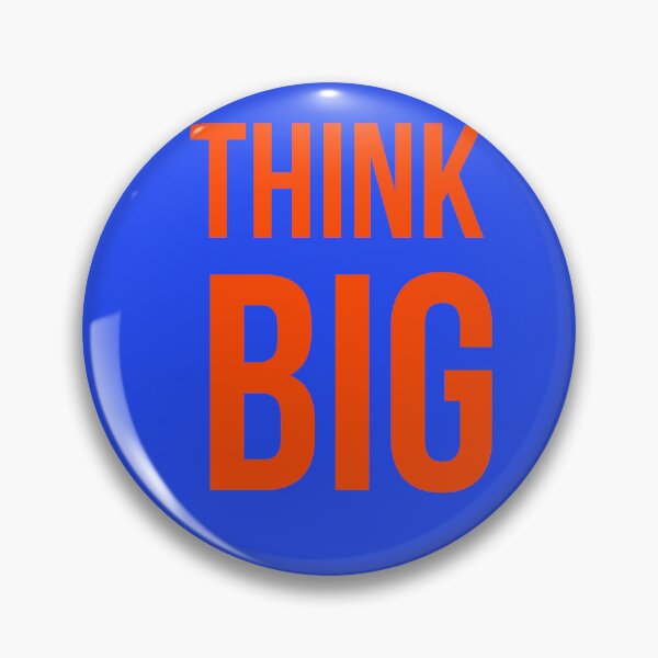 Item preview, Think Big Orange Typography Motivational Minimalist Quote designed and sold by Creations by lyne.