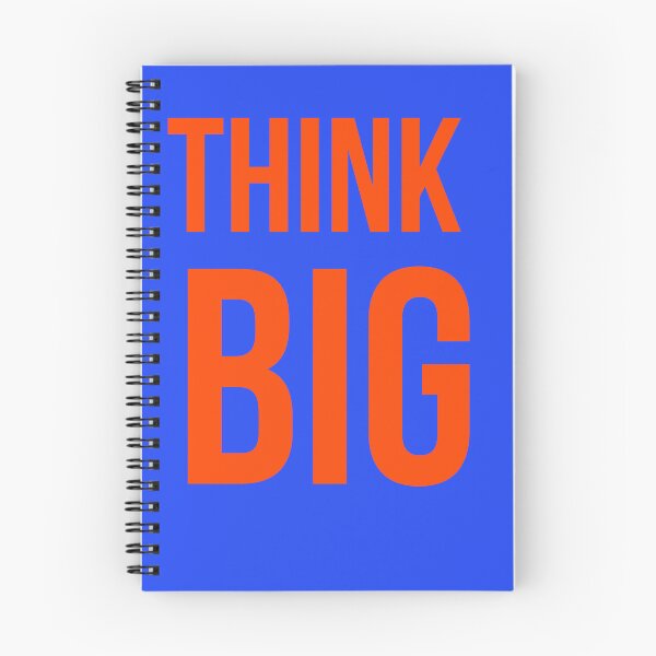 Item preview, Think Big Orange Typography Motivational Minimalist Quote designed and sold by Quote Chaos.