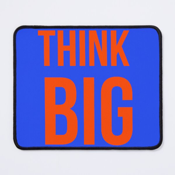Item preview, Think Big Orange Typography Motivational Minimalist Quote designed and sold by Quote Chaos.
