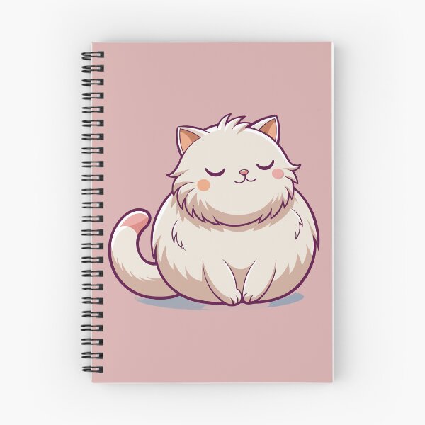Item preview, Sleepy British Longhair Cat Kawaii Fluffy Kitty Illustration designed and sold by Mousy17.