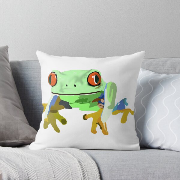 Item preview, green frog rotoscope designed and sold by chateauteabag.
