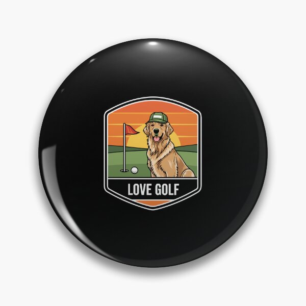 Item preview, Love Golf Golden Retriever Dog Golfer Owner designed and sold by PopStars1993.