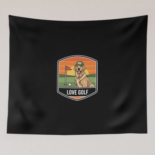 Item preview, Love Golf Golden Retriever Dog Golfer Owner designed and sold by PopStars1993.