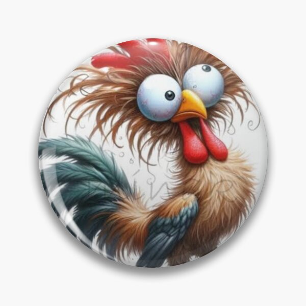 Item preview, Funny Crazy Rooster Morning Mood - Cartoon Animal T-Shirt designed and sold by SyntaxError404.
