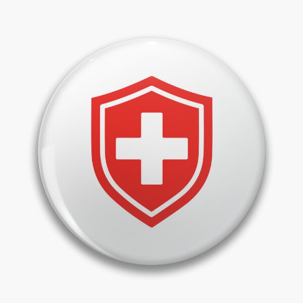 Item preview, First Aid Shield Medical Emergency Healthcare Symbol designed and sold by VectorForge Studio.