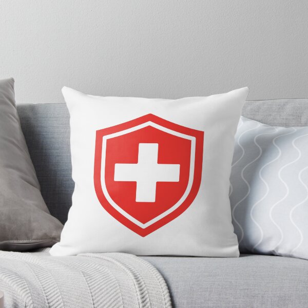 Item preview, First Aid Shield Medical Emergency Healthcare Symbol designed and sold by VectorForge Studio.