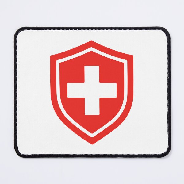 Item preview, First Aid Shield Medical Emergency Healthcare Symbol designed and sold by VectorForge Studio.