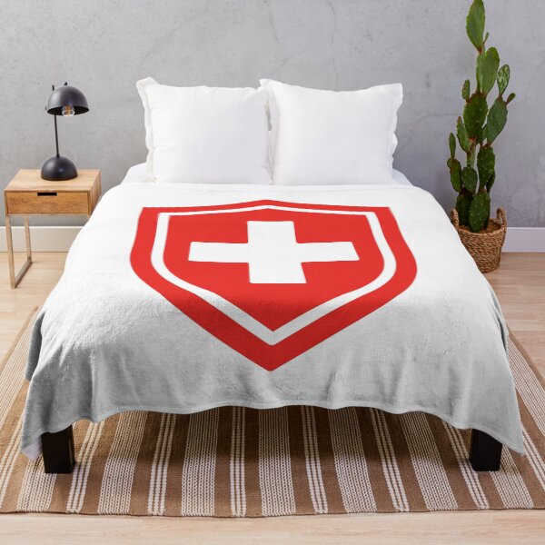 Item preview, First Aid Shield Medical Emergency Healthcare Symbol designed and sold by VectorForge Studio.