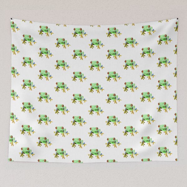 Item preview, green frog rotoscope designed and sold by chateauteabag.