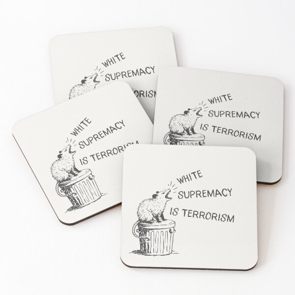 Item preview, White Supremacy Is Terrorism designed and sold by Riot-And-Hope.