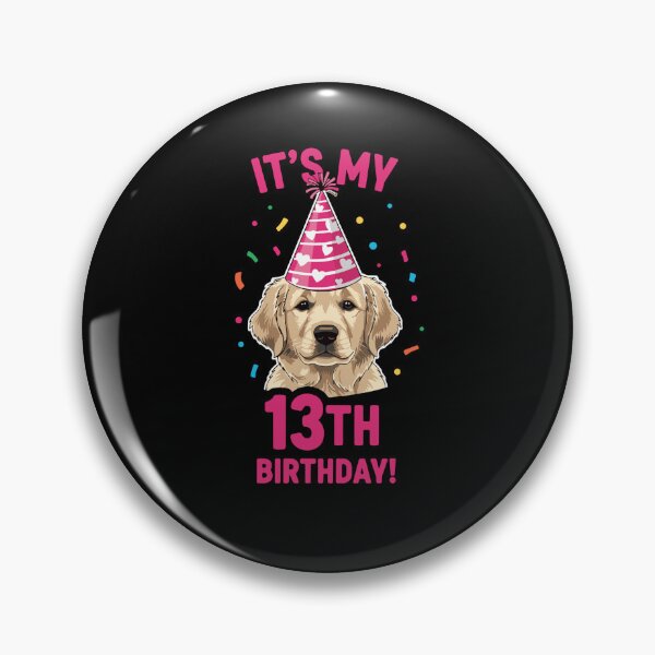 Item preview, It's My 13th Birthday Golden Retriever Dog Lover Teenager designed and sold by PopStars1993.