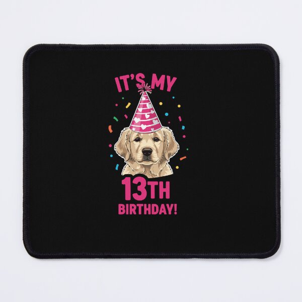 Item preview, It's My 13th Birthday Golden Retriever Dog Lover Teenager designed and sold by PopStars1993.
