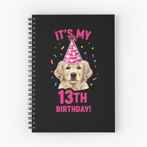 Item preview, It's My 13th Birthday Golden Retriever Dog Lover Teenager designed and sold by PopStars1993.