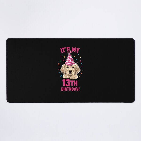 Item preview, It's My 13th Birthday Golden Retriever Dog Lover Teenager designed and sold by PopStars1993.