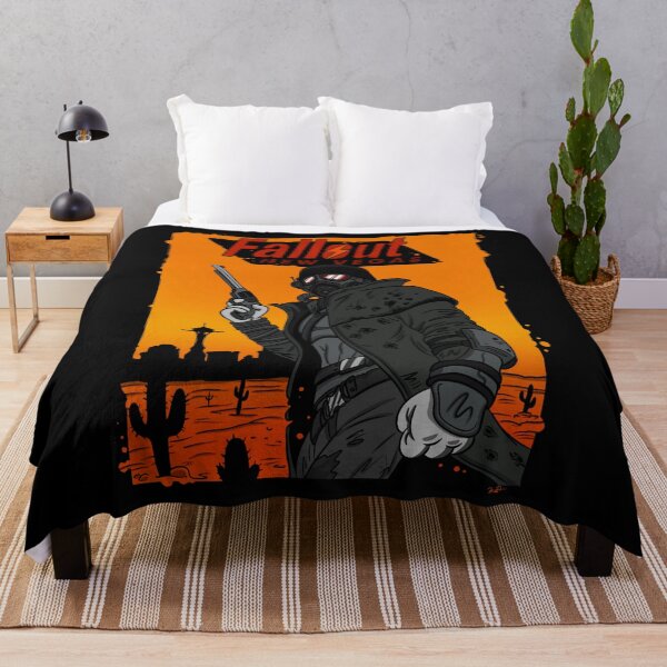 Item preview, fallout new vegas inspired ranger wasteland cowboy fan art designed and sold by MathewNoMid12.