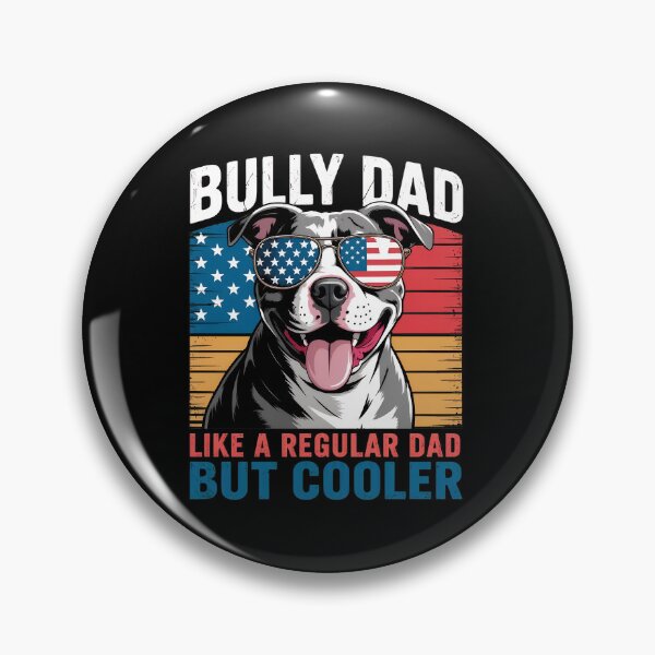 Item preview, Bully Dad American Flag Sunglasses Dog designed and sold by SoyLamderma.