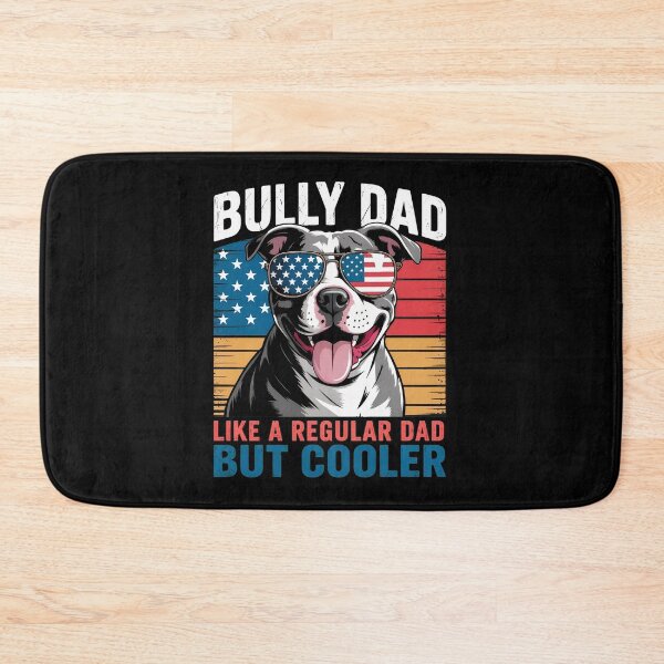 Item preview, Bully Dad American Flag Sunglasses Dog designed and sold by SoyLamderma.