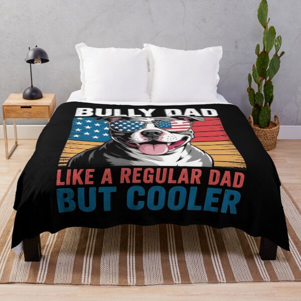 Item preview, Bully Dad American Flag Sunglasses Dog designed and sold by SoyLamderma.