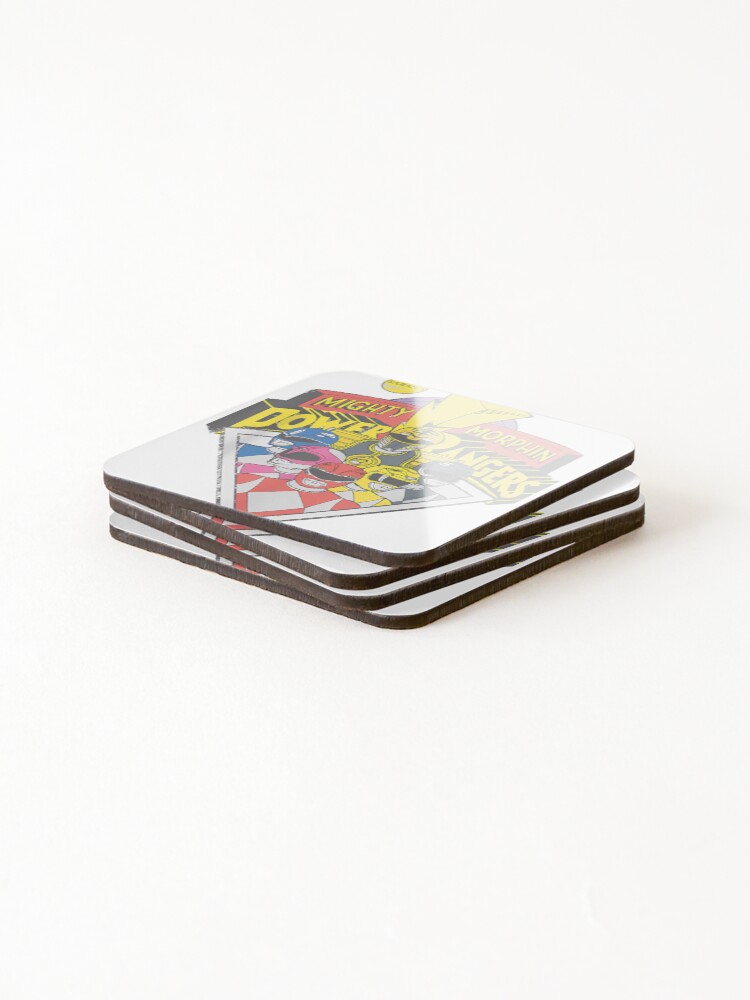 Thumbnail 4 of 5, Coasters (Set of 4), Power Rangers designed and sold by RokoKull.