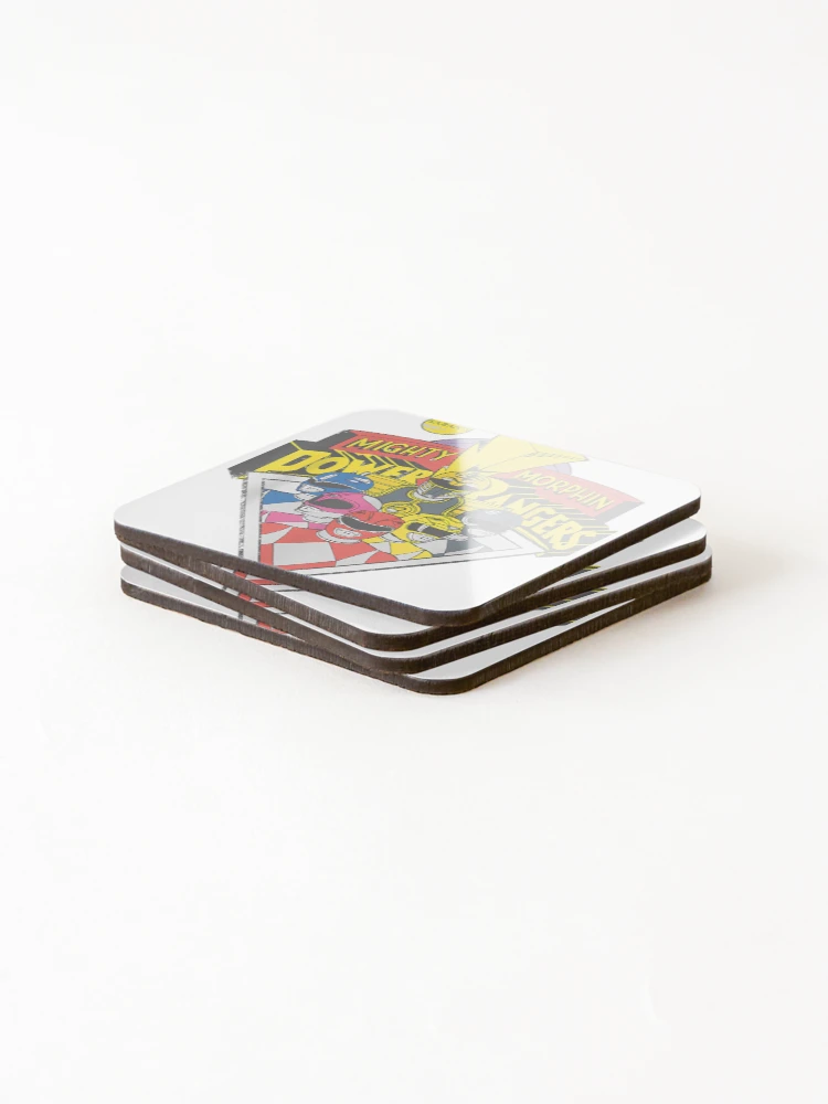 Thumbnail 4 of 5, Coasters (Set of 4), Power Rangers  designed and sold by RokoKull.