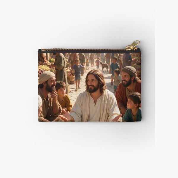 Item preview, Jesus Teaching at the Market designed and sold by kiwiartyfarty.