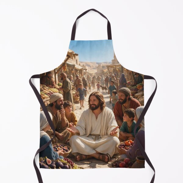 Item preview, Jesus Teaching at the Market designed and sold by kiwiartyfarty.