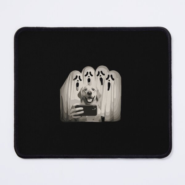 Item preview, Funny Golden Retriever Dog Ghost Selfie Halloween designed and sold by PopStars1993.
