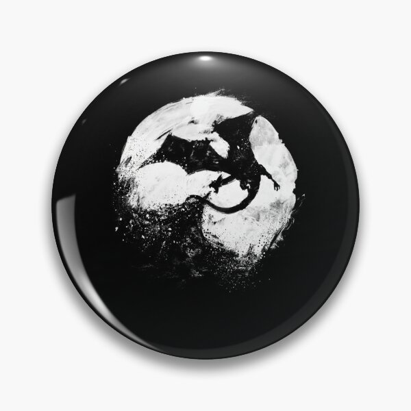 Item preview, Dark Fantasy Dragon Flying Full Moon designed and sold by saumyamystery.