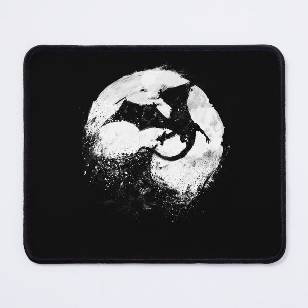 Item preview, Dark Fantasy Dragon Flying Full Moon designed and sold by saumyamystery.