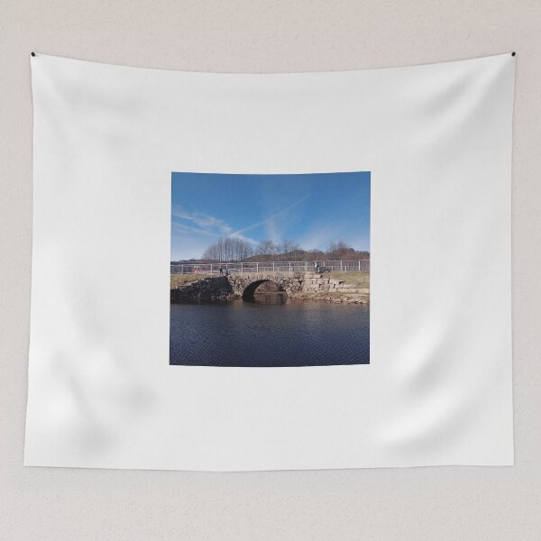 Item preview, ⁠Old Stone Arch Bridge Over Peaceful River⁠ designed and sold by Julia9632.