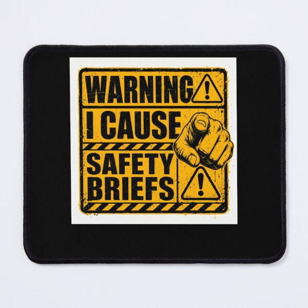 Item preview, Warning I Cause Safety Briefs Funny Workplace Humor Colleague Safety Officer designed and sold by HumansStuck12.