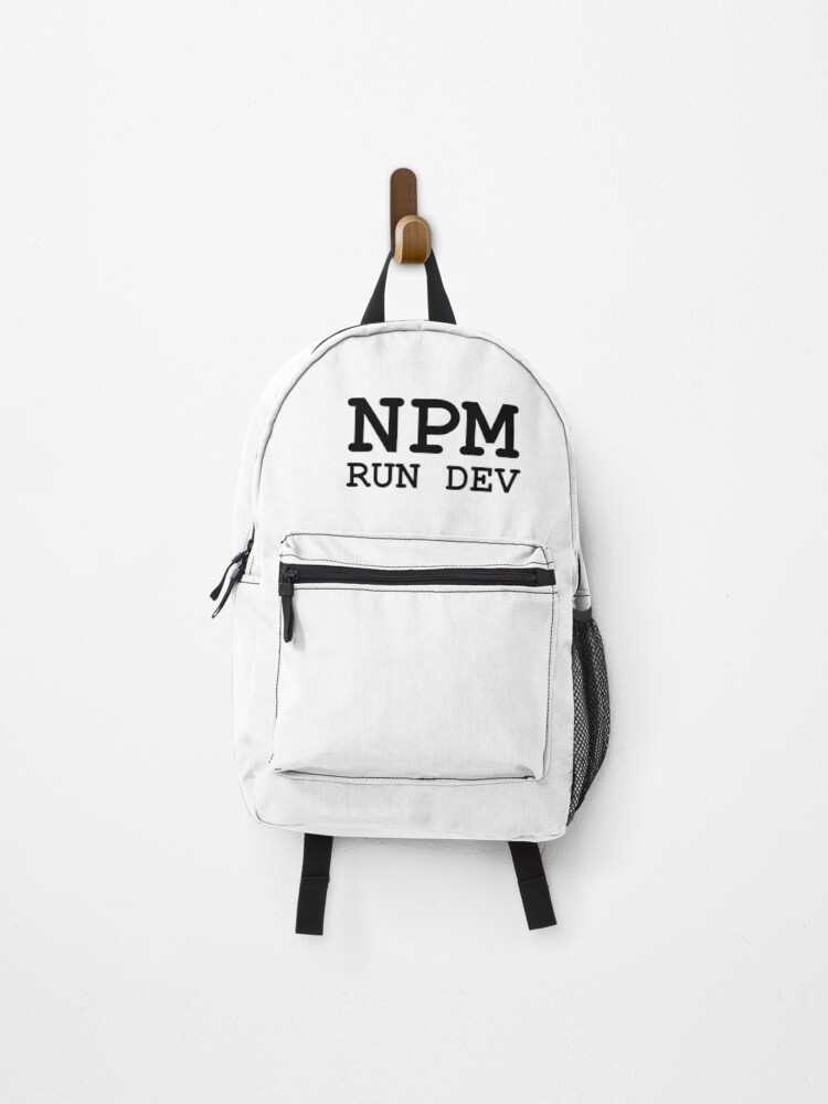 Thumbnail 1 of 3, Backpack, NPM Run Dev designed and sold by CocoBlogHD.