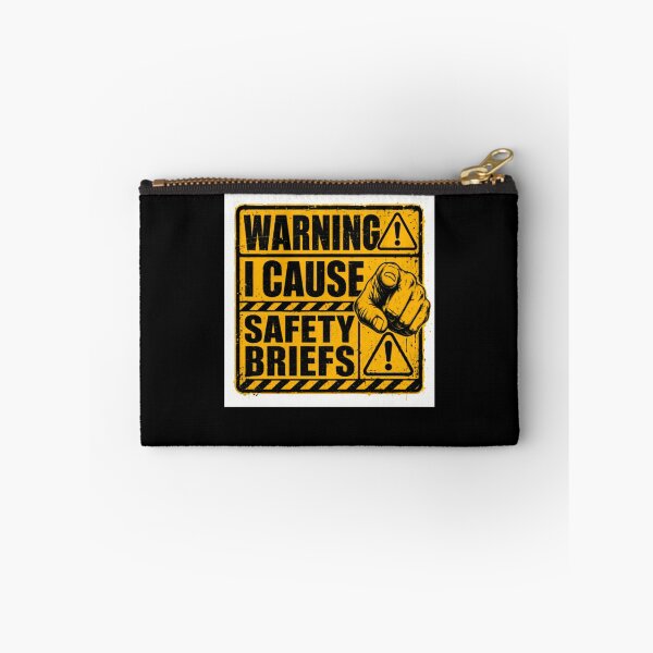 Item preview, Warning I Cause Safety Briefs Funny Workplace Humor Colleague Safety Officer designed and sold by HumansStuck12.