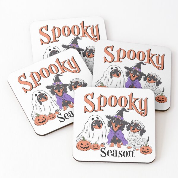Item preview, Cute Spooky Season Halloween Dogs – Ghost Witch and Mummy designed and sold by PMSNshop.