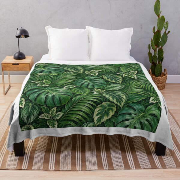 Item preview, Emerald Rainforest Canopy Seamless Pattern designed and sold by Thanat Pattern Studio.