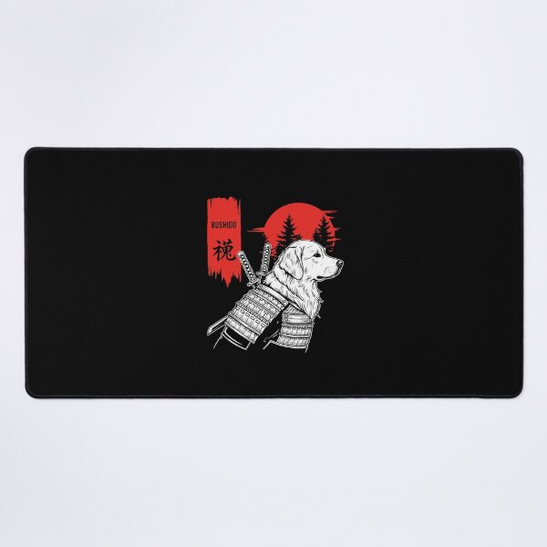 Item preview, Bushido Golden Retriever Samurai Dog Japanese Warrior designed and sold by PopStars1993.